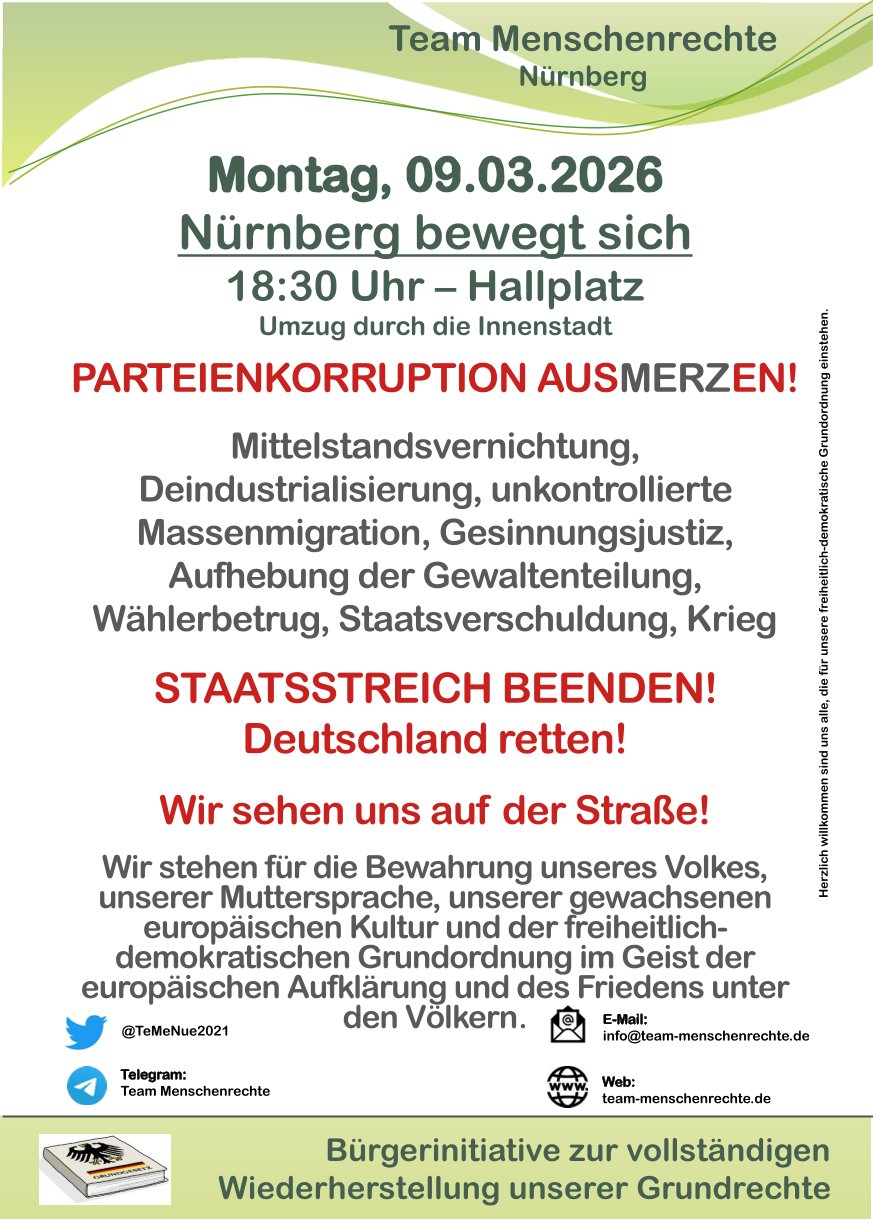 Montagsdemo Start Hallplatz